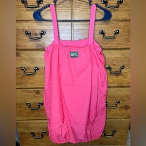 Daily Drills Hot Pink Bubble Dress